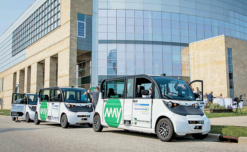 Driverless shuttle ridership remains steady as officials consider expansion options