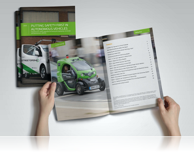 Streetdrone publishes its autonomous vehicle safety report