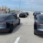 Tesla Model 3 Autonomous Fleet Is Filmed On Tampa Expressway (Florida)