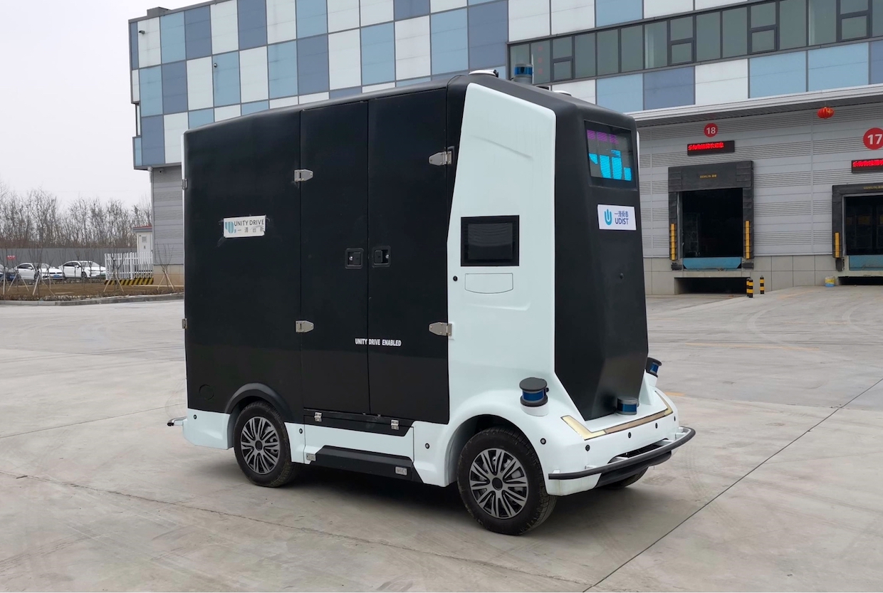 Robot Vehicles Make Contactless Deliveries Amid Coronavirus Quarantine
