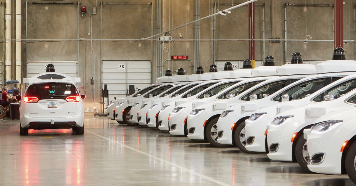 Waymo keeps autonomous driving simulations running as cars stay parked