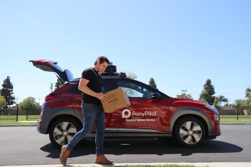 Chinese Startup Pony.ai Introduces Contactless Delivery Using Autonomous Cars