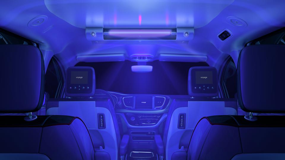 Robotaxi Startup Voyage Loads Self-Driving Vans With Coronavirus-Killing Tech