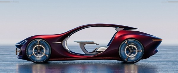 Mercedes-Benz Vision Duet Rendering Is an Autonomous Picnic Table Set