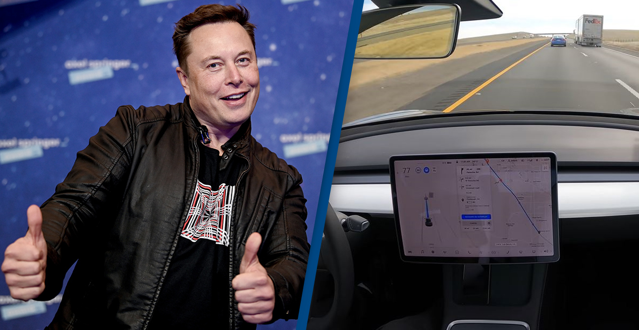 Tesla’s Full Self-Driving Car Drives From San Francisco To Los Angeles With Almost No Help