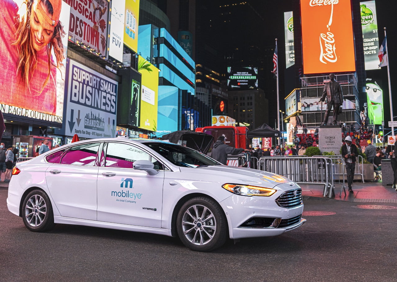 Mobileye’s Self-Driving Vehicle Navigates New York Traffic