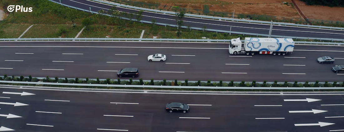 New Driverless Semi Truck Demo