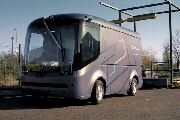 Driverless delivery van pilot carried out at UK parcel depot