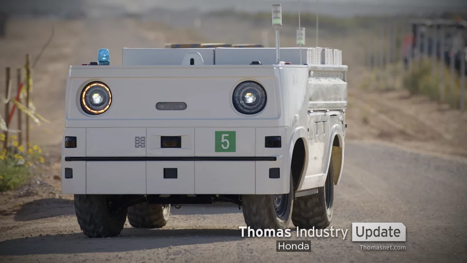 Honda Tests Second Prototype of Autonomous Work Vehicle