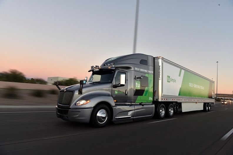 Germany's DHL orders 100 self-driving trucks from TuSimple, Navistar for use in U.S.
