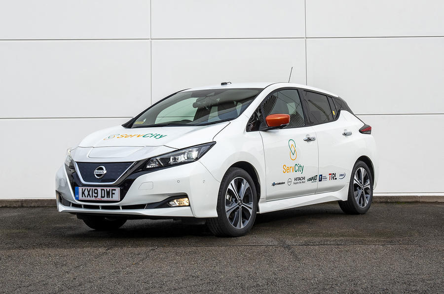 Nissan Leaf deployed in autonomous city driving project