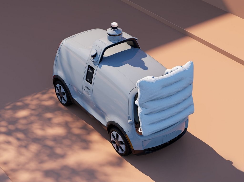 Autonomous Vehicles Don’t Need Airbags Inside, So This EV Has 1 Outside
