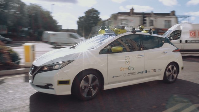 Autonomous vehicle project begins London road testing