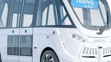 Driverless bus arrives in Inverness ahead of student trials