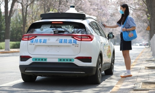 Driverless robotaxis launched in Beijing