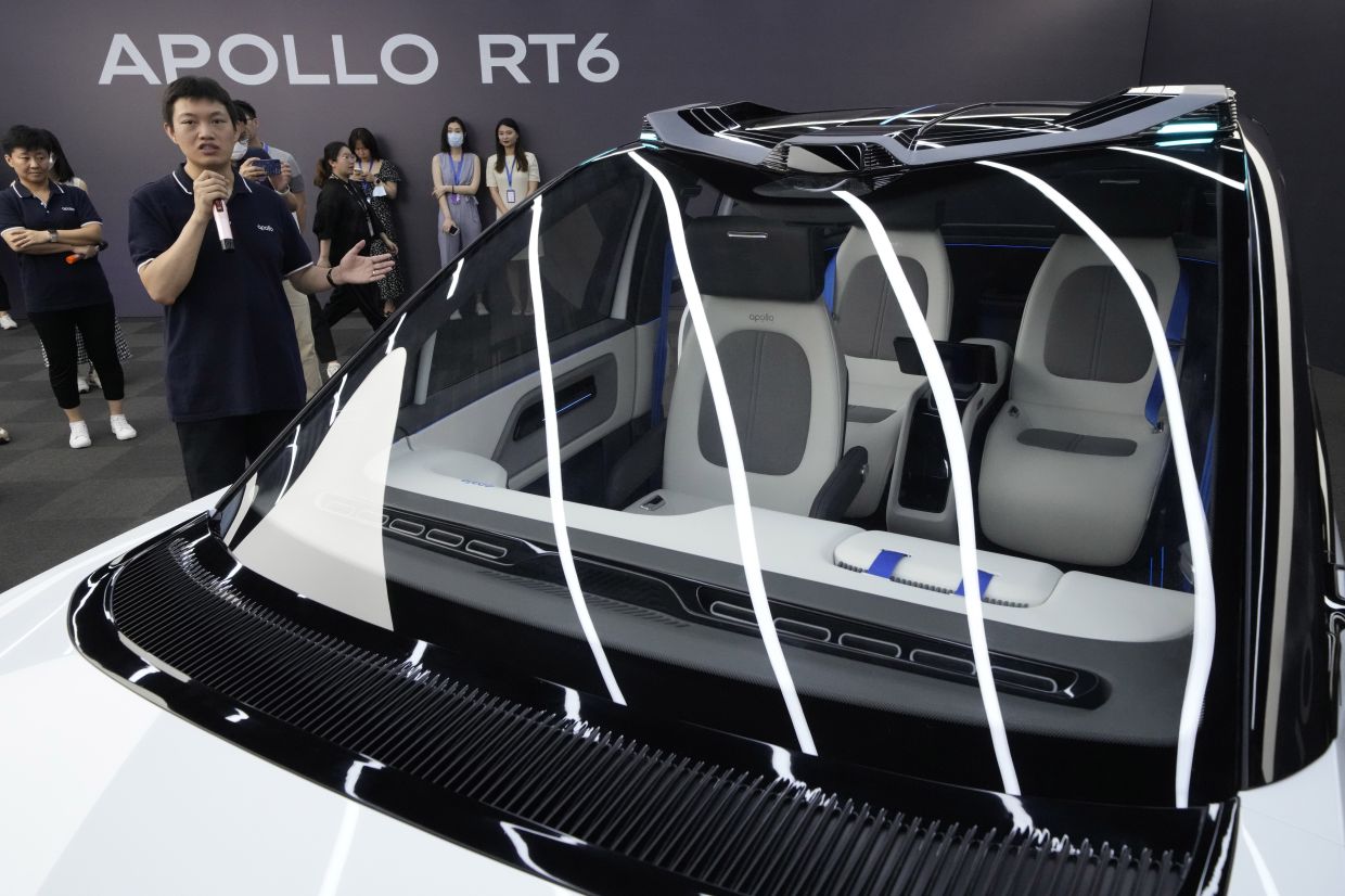 Baidu unveils new robotaxi it says could halve commuting costs