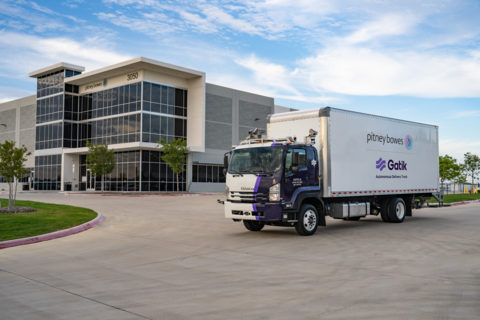 Pitney Bowes names Gatik for autonomous truck network in Dallas