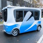 driverless minibus 'MiCa' avoids obstacles & harsh weather with 10 cameras + 7 sensors