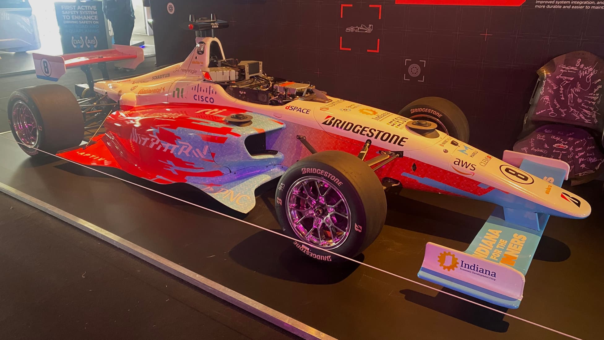 An autonomous IndyCar will run up the hill at Goodwood in 2024
