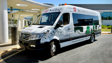 JTA autonomous shuttle offers a new way to make a lunch stop