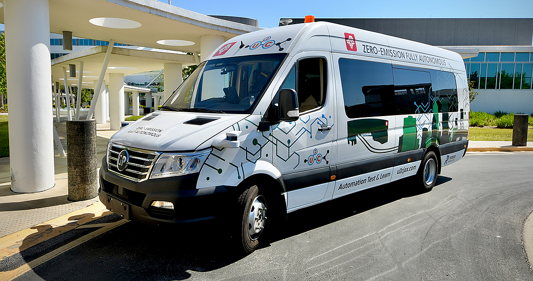 JTA autonomous shuttle offers a new way to make a lunch stop